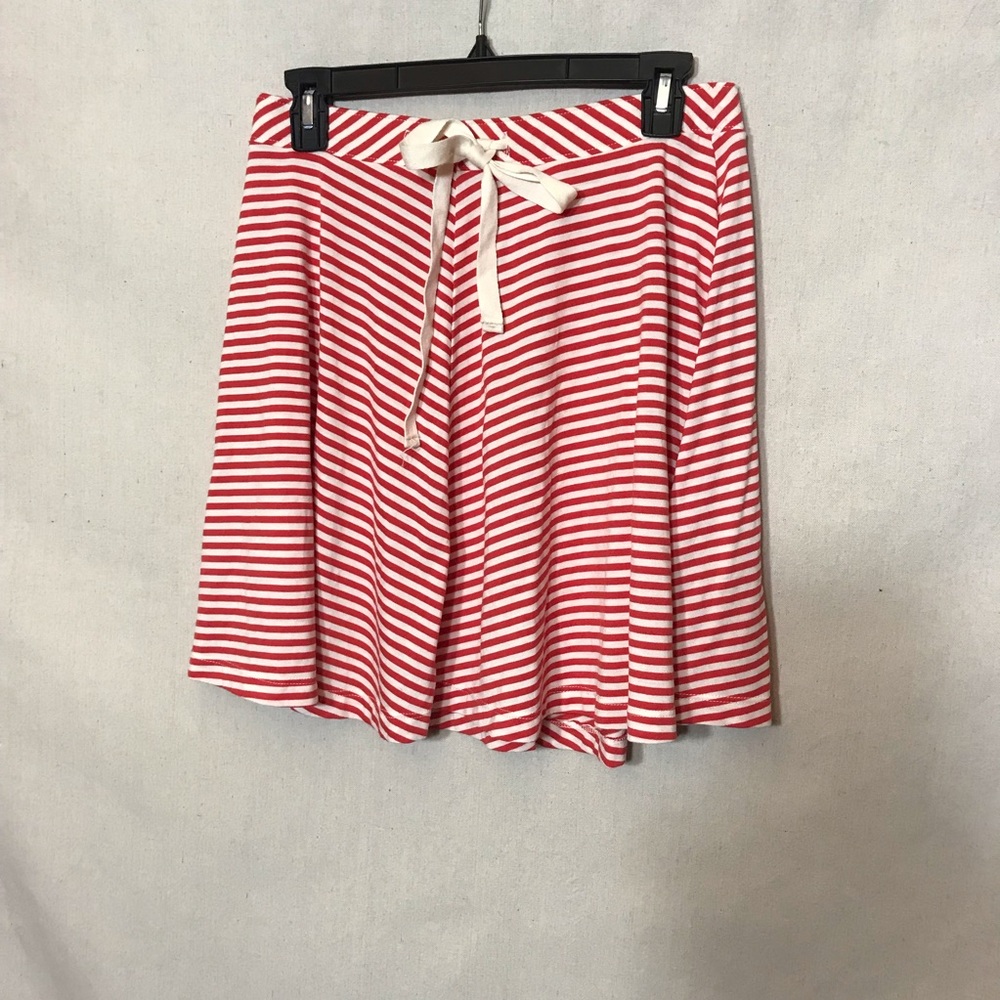 ❤️Red and cream striped skirt ❤️